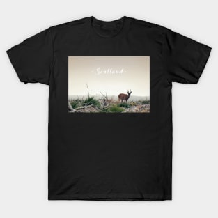 Deer in the Scottish Wilderness T-Shirt